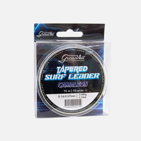 Grauvell Camaleon Tapered Surf Leader 15 mts. - Grauvell
