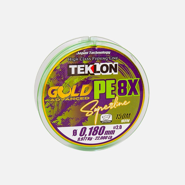 Teklon Gold PE 8X Superline 150 mts. - Grauvell