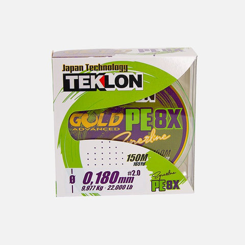 Teklon Gold PE 8X Superline 150 mts. - Grauvell